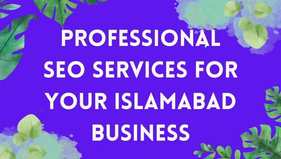 Professional SEO Services For Your Islamabad Business Professional SEO Services For Your Islamabad Business